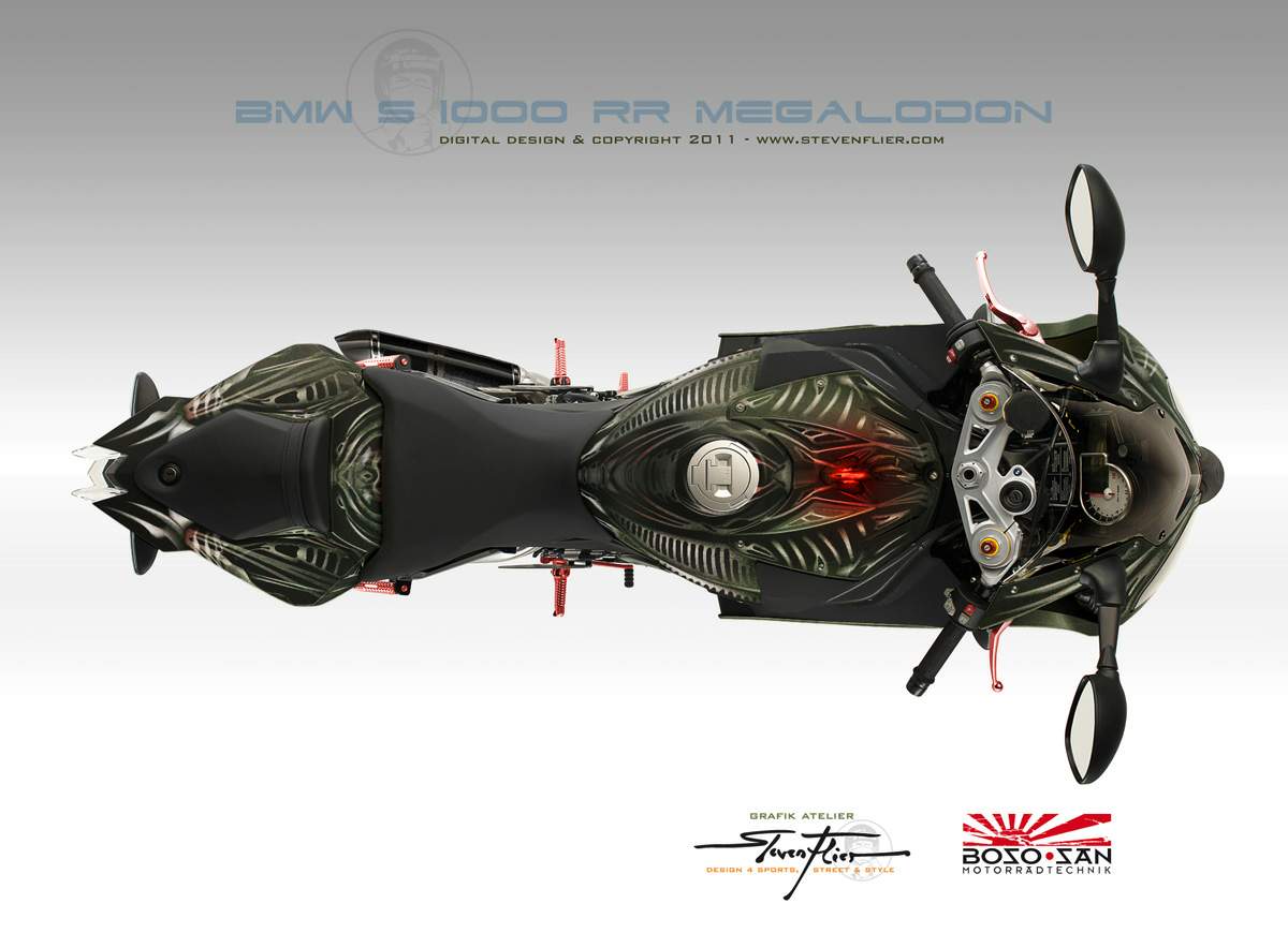 BMW S 1000RR Megalodon Design 
by Steven Flier For Sale Specifications, Price and Images