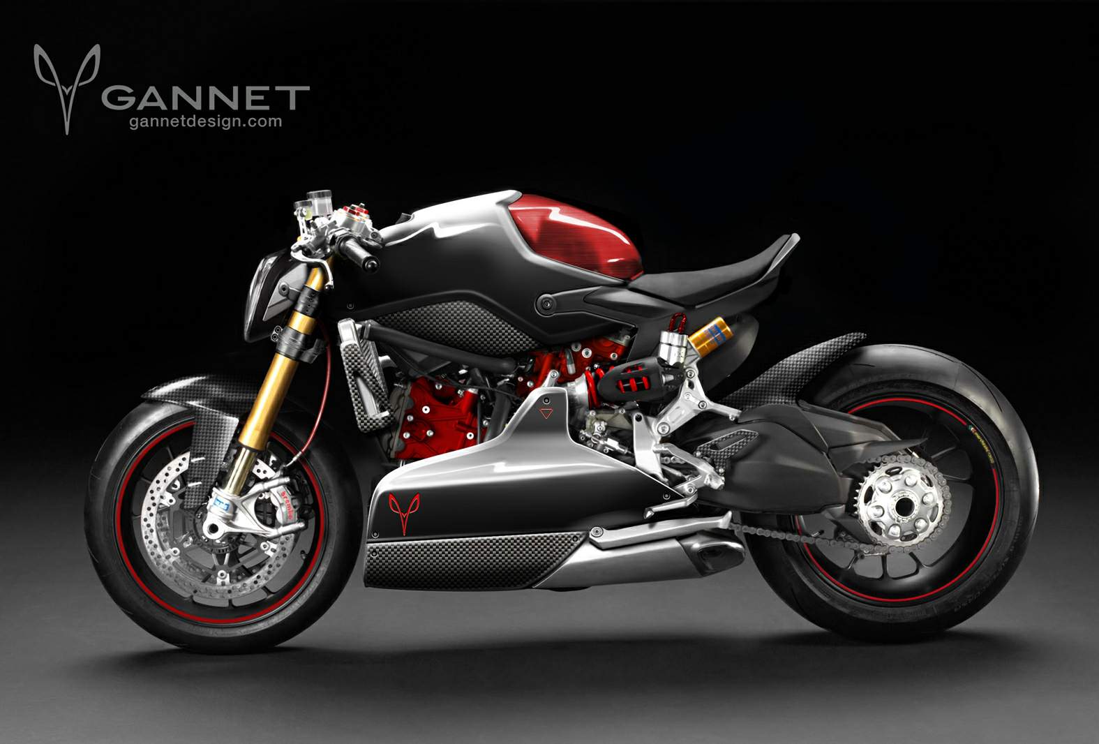 Ducati 1199 Panigale Cafe Fighter by Gannet Design For Sale Specifications, Price and Images