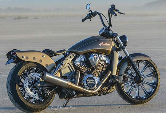 Indian Scout Outrider Chopper by Klock Werks For Sale Specifications, Price and Images
