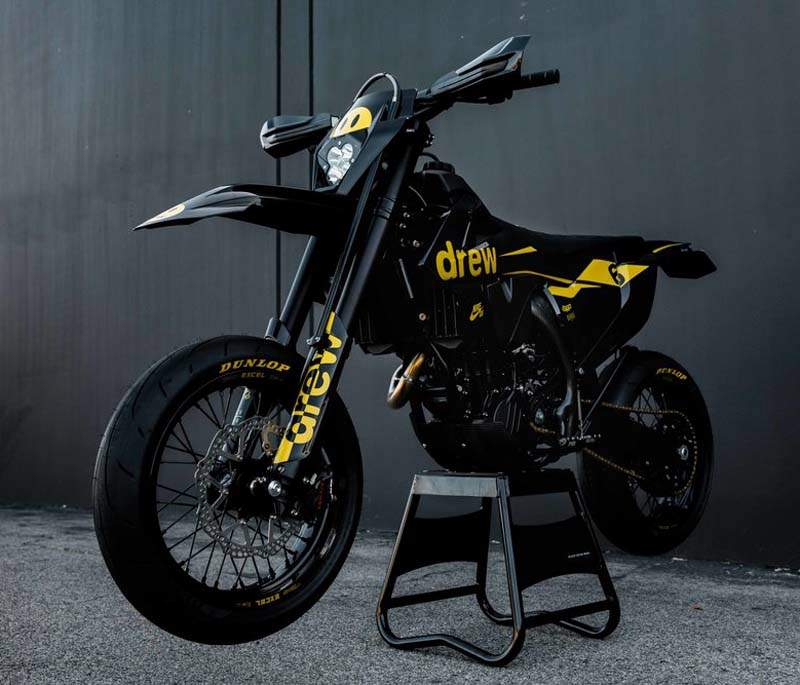 Justin Bieber KTM 500 EXC-F by Bleach Design 
				Werks For Sale Specifications, Price and Images
