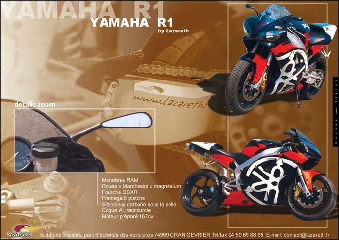 Lazareth Yamaha R1 For Sale Specifications, Price and Images
