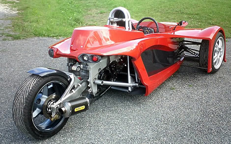 Rayvolution GSX-R 750 Powered Trike Kit For Sale Specifications, Price and Images