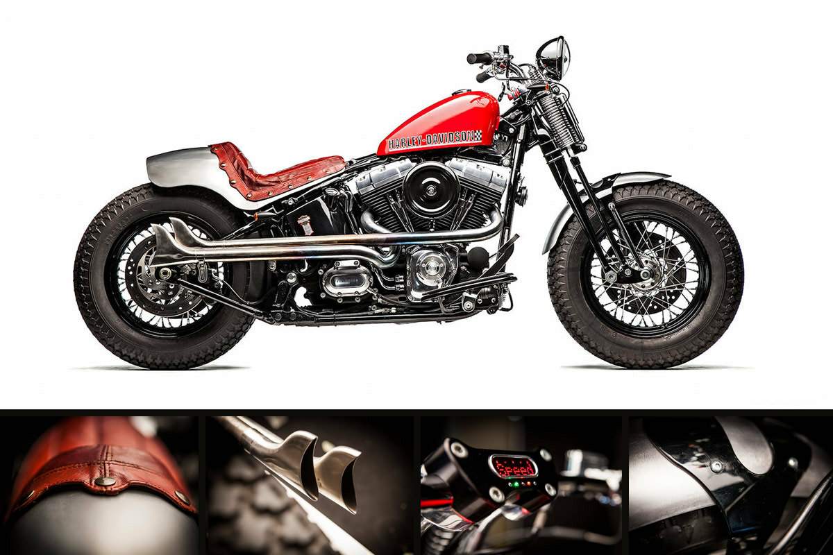 Harley-Davidson Softail  'Redhot' Cross Bones by Roberto 
Rossi For Sale Specifications, Price and Images