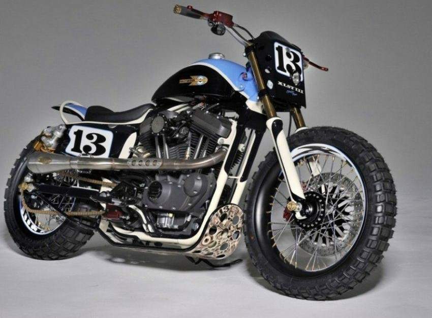 Harley XLST3 Sportster Dirt 
Track by Shaw Speed & Custom For Sale Specifications, Price and Images