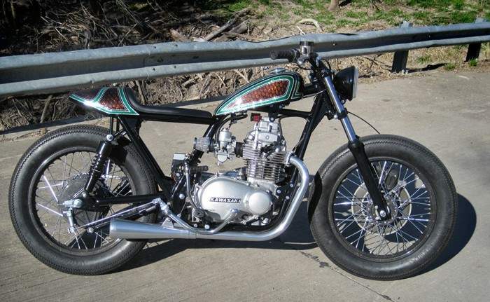 Salack Stealer Kawasaki KZ400 
Street Tracker by Maindrive Cycles For Sale Specifications, Price and Images