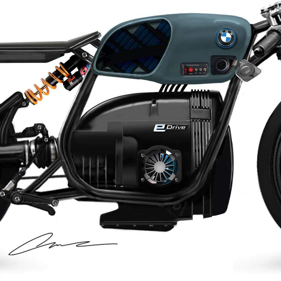 BMW R80 Electric Custom Design by Luuc Muis 
				Creations For Sale Specifications, Price and Images