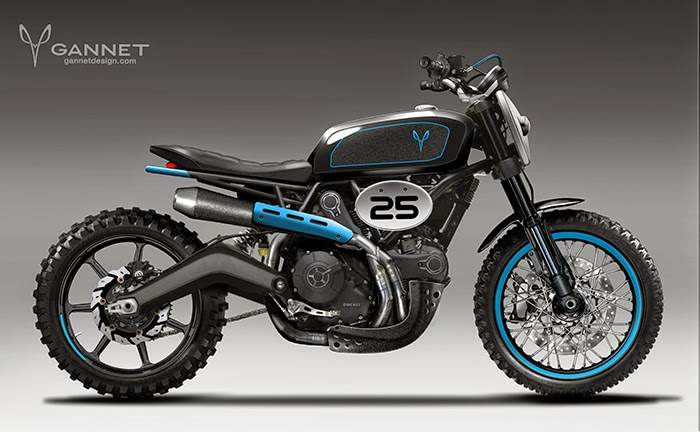 Ducati Scrambler Concepts II by Gannet 
Design For Sale Specifications, Price and Images