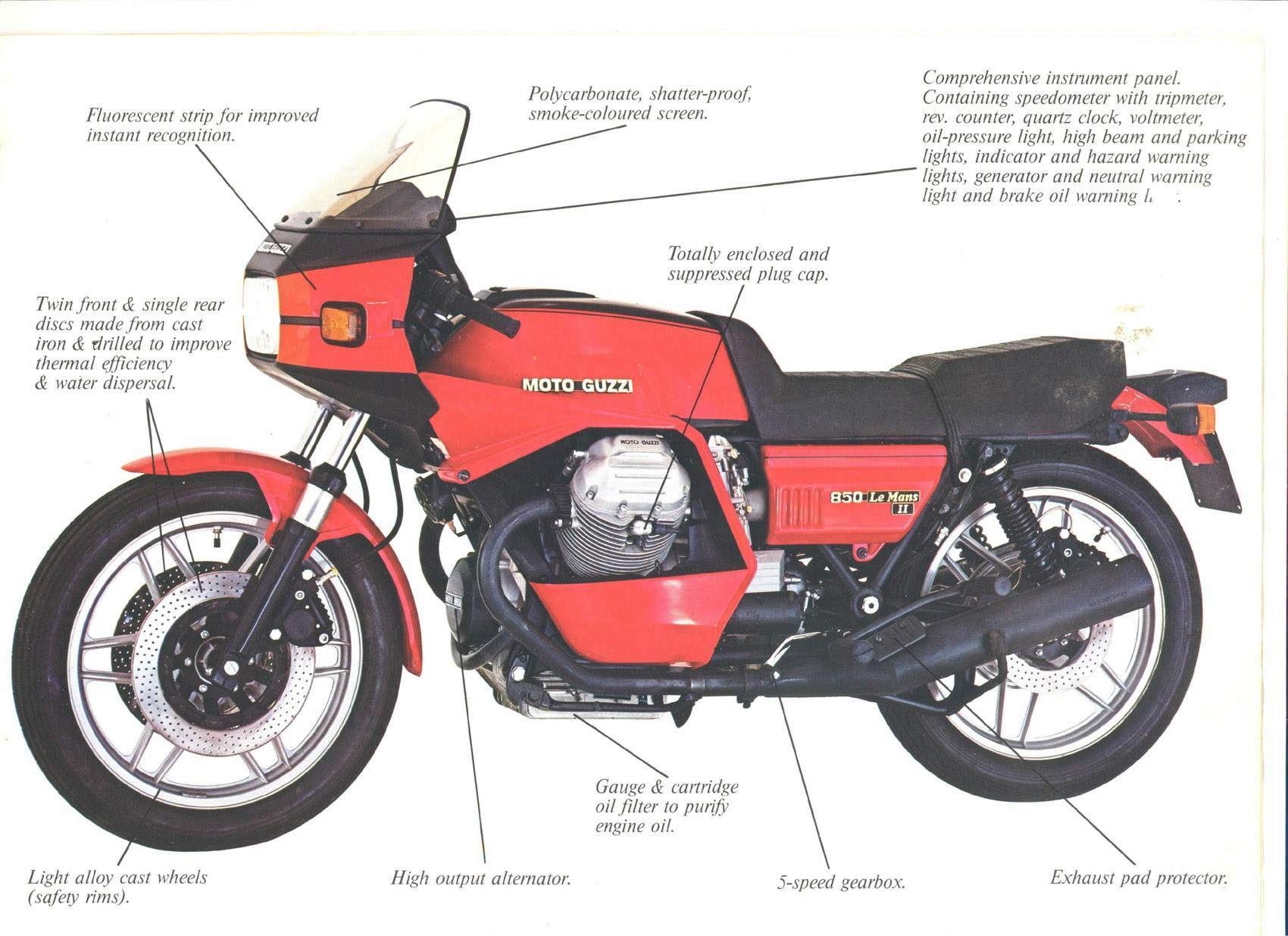 Moto Guzzi 850 Le Mans Mark II For Sale Specifications, Price and Images