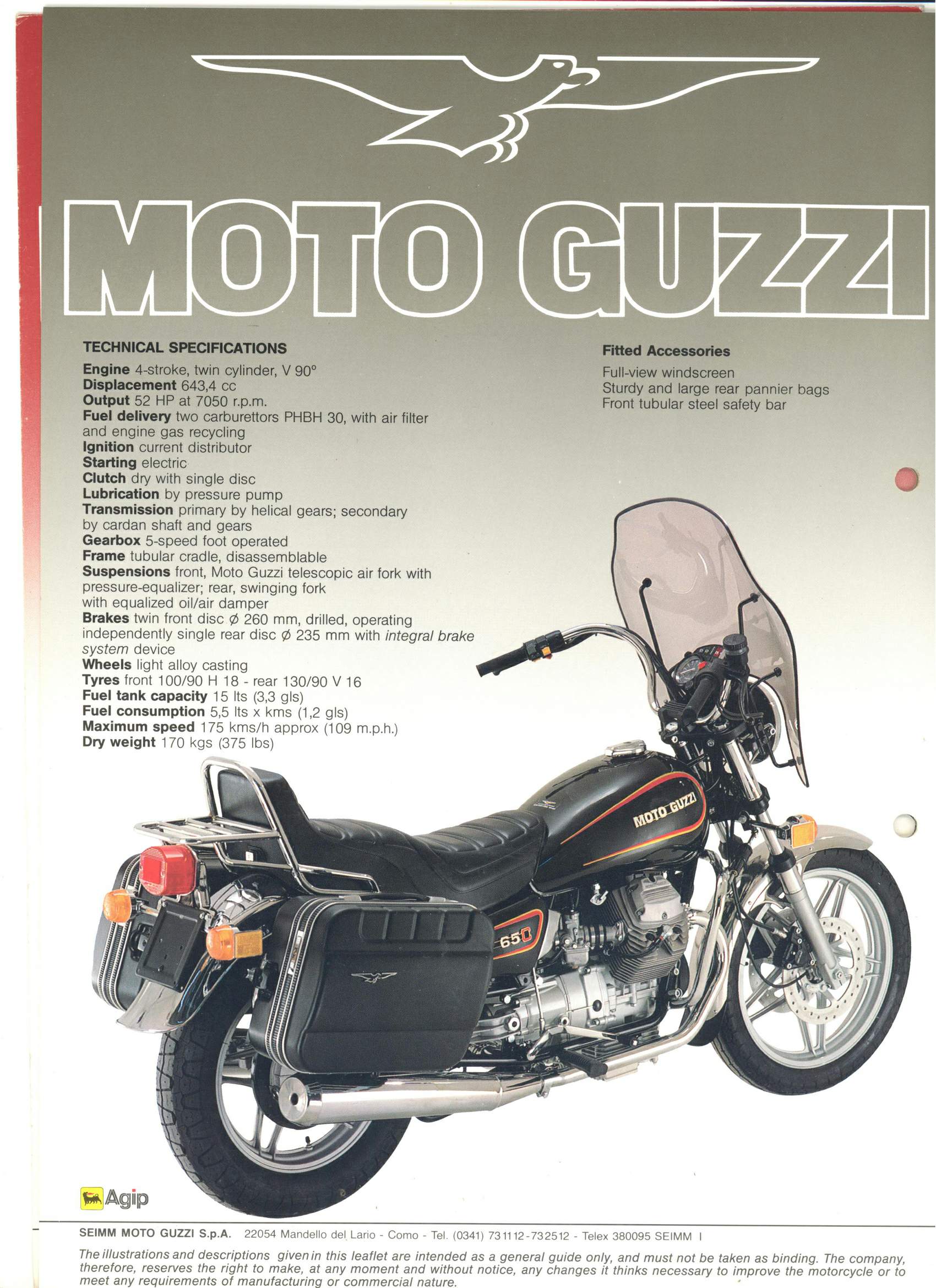 Moto Guzzi V 65C For Sale Specifications, Price and Images