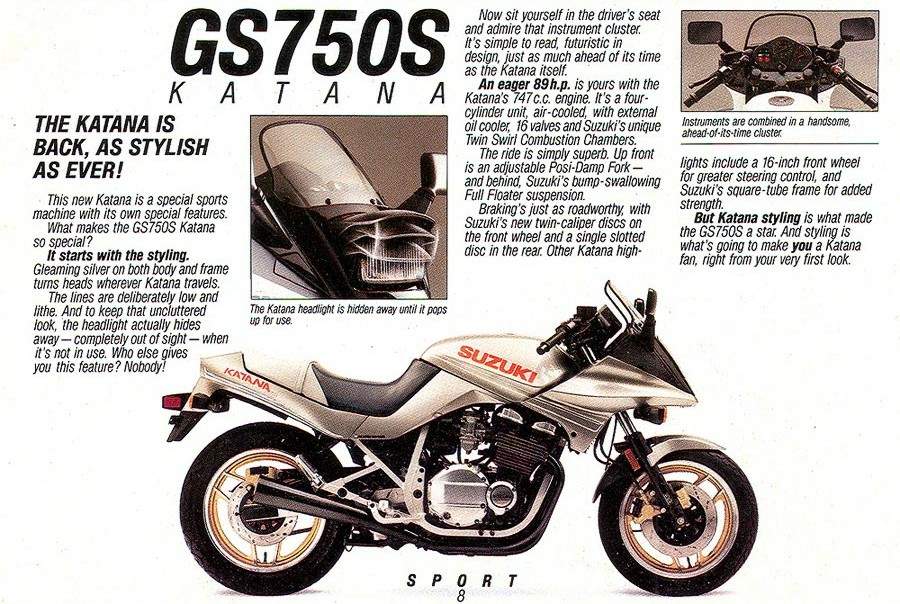 Suzuki GSX 750SF Katana For Sale Specifications, Price and Images