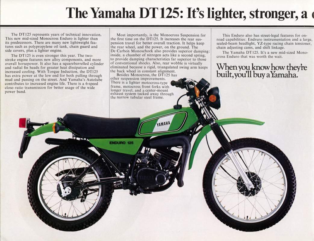 Yamaha DT 125 For Sale Specifications, Price and Images