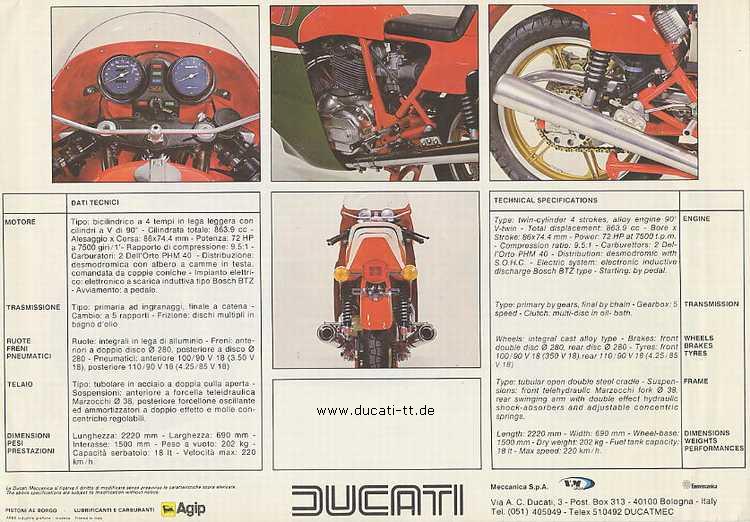 Ducati 900MHR For Sale Specifications, Price and Images