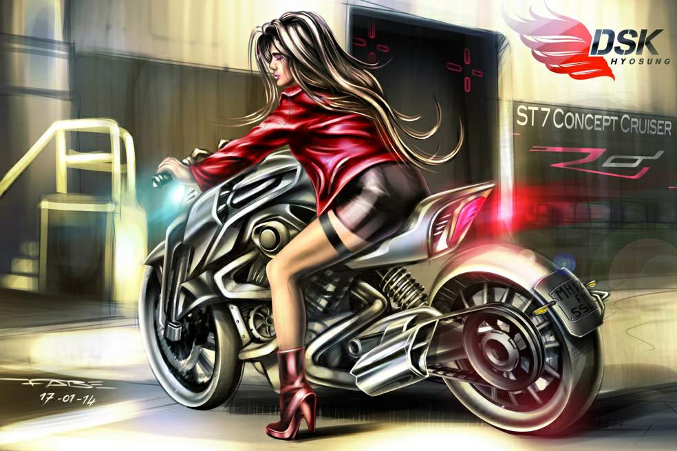 Hyosung ST7 Cruiser Concept For Sale Specifications, Price and Images