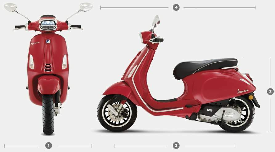 Vespa 
      Sprint 50 Notte For Sale Specifications, Price and Images