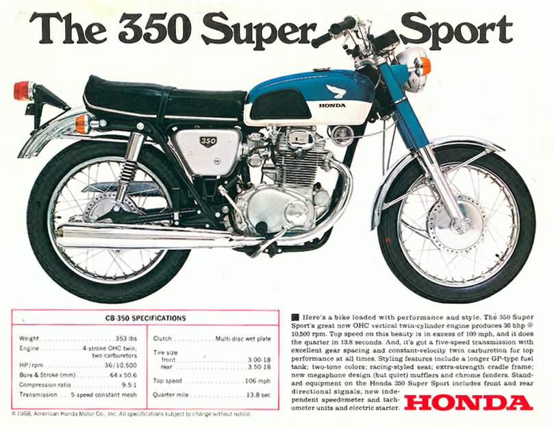 Honda CB 350 K For Sale Specifications, Price and Images