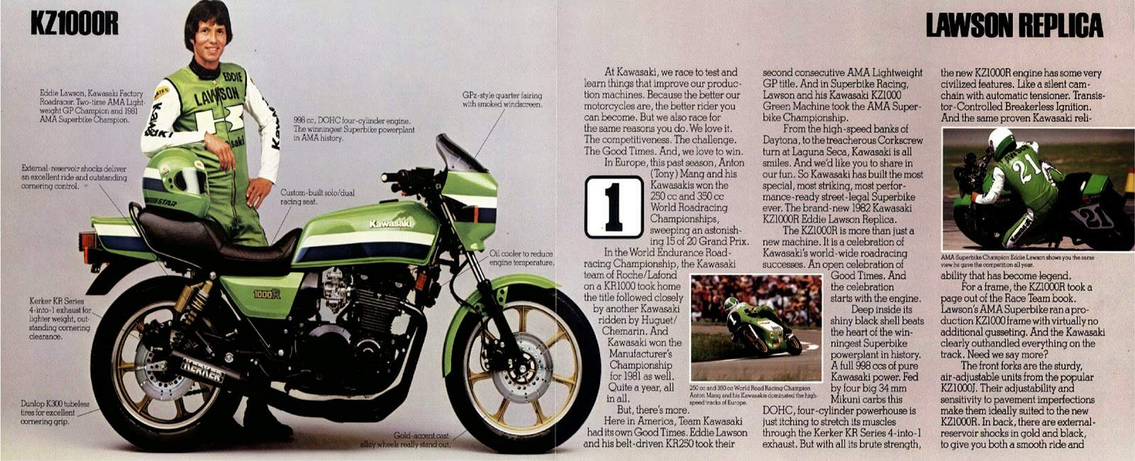 Kawasaki Z 1000R-II Eddie Lawson Replica For Sale Specifications, Price and Images