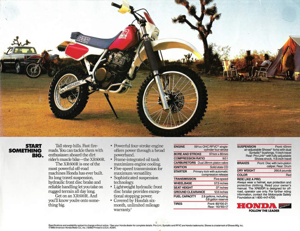 Honda XR 600R For Sale Specifications, Price and Images