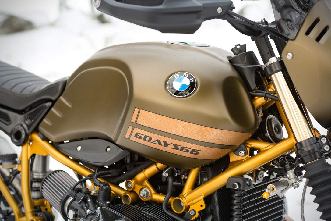 BMW R nineT Urban G/S '6 DAYS 66' from Ronna Norén 
				of Unique Custom Cycles For Sale Specifications, Price and Images