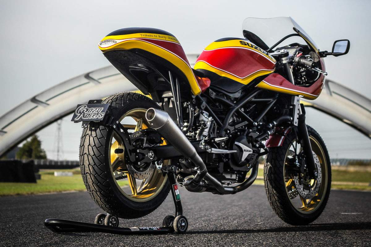 Suzuki SV650 Barry Sheene Tribute by Espace Moto 
				95 For Sale Specifications, Price and Images