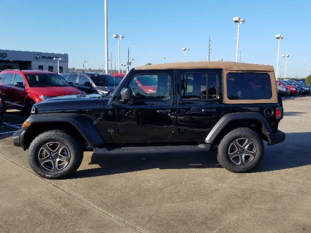  2020 Jeep Wrangler Unlimited Black and Tan 4x4